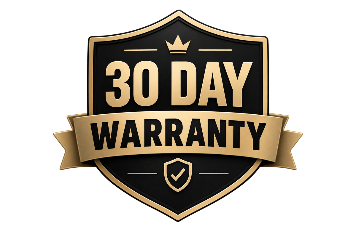 30 Day Warranty