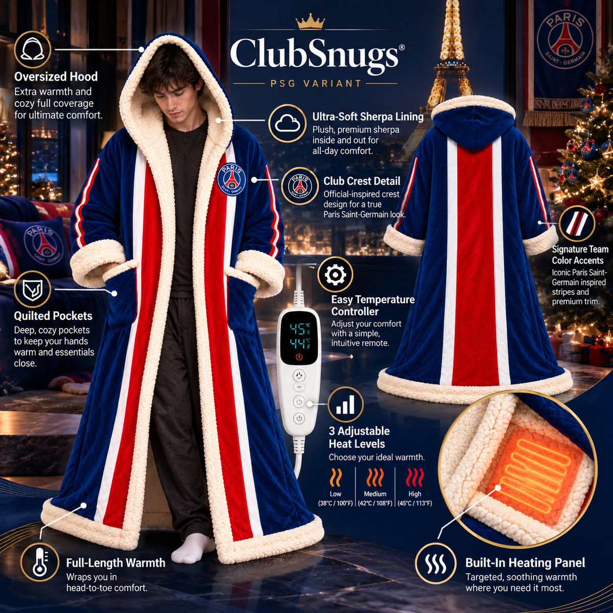 PSG Heated Robe