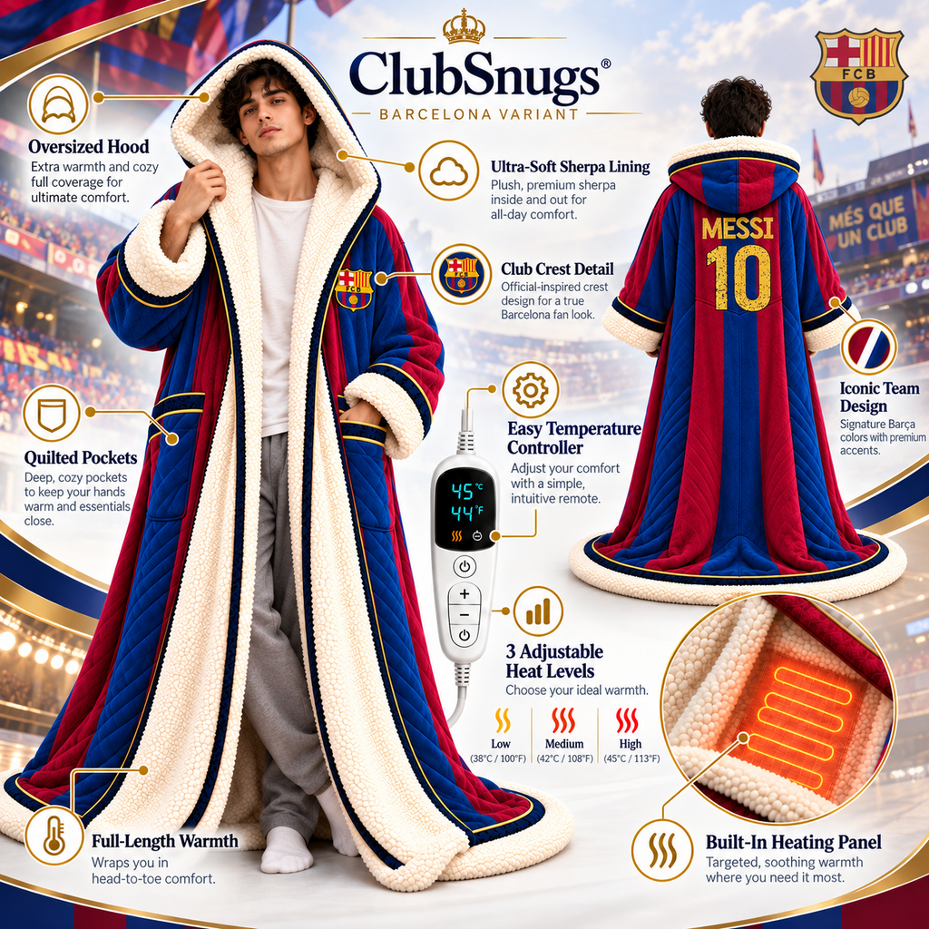 MESSI Heated Robe